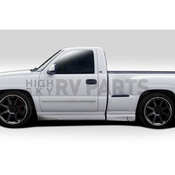 Extreme Dimensions Side Skirt - Primered Fiberglass Reinforced Plastic Black Set of 4 - 112125-4