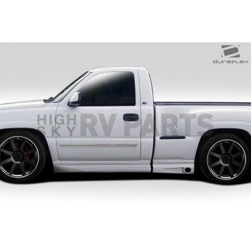 Extreme Dimensions Side Skirt - Primered Fiberglass Reinforced Plastic Black Set of 4 - 112125-5