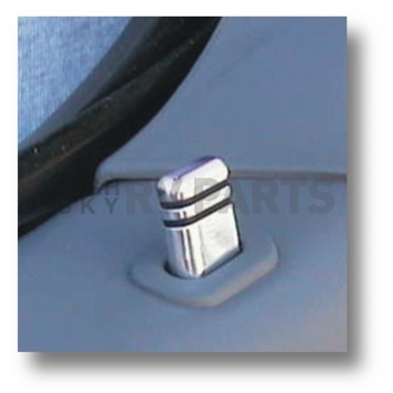 All Sales Door Lock Knob - Aluminum Set Of 2 - 5402