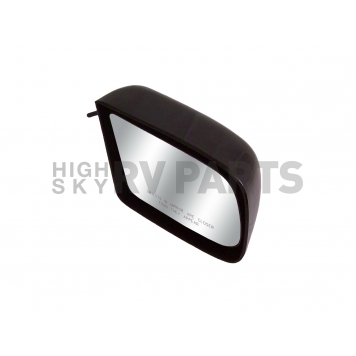 CIPA USA Exterior Mirror Rectangular Manual Black Single - 27194-1