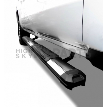Black Horse Offroad Running Board Stainless Steel Stationary Polished - NDGRAM1979-1