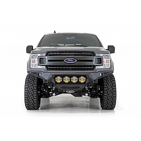 Addictive Desert Designs Bumper Bomber Front Powder Coated Steel Black - F180014110