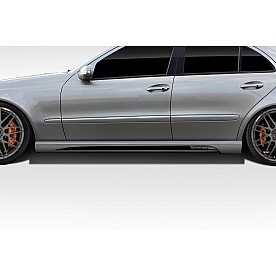Extreme Dimensions Side Skirt - Primered Fiberglass Reinforced Plastic Black Set of 2 - 112235