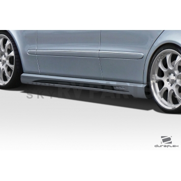 Extreme Dimensions Side Skirt - Primered Fiberglass Reinforced Plastic Black Set of 2 - 112235-1