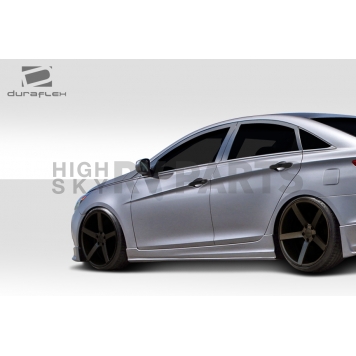 Extreme Dimensions Side Skirt - Primered Fiberglass Reinforced Plastic Black Set of 2 - 112242-4
