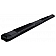 Black Horse Offroad Running Board Aluminum Stationary Black - MSIL76BK19