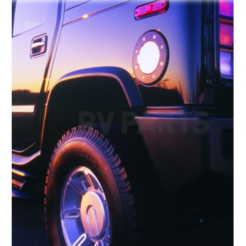 All Sales Fuel Door - Square Aluminum - 6071KC-4
