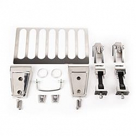 Rugged Ridge Hood Appearance Set Silver Polished Stainless Steel - 1110117