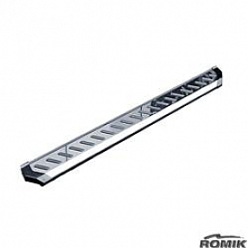 Romik USA Running Board Polished Steel Stationary - 31314418