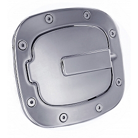 All Sales Fuel Door - Square Aluminum - 6071C