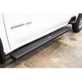 Go Rhino Running Board Black Textured Steel Stationary - 863404587T