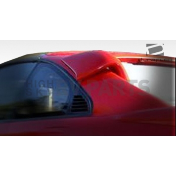 Extreme Dimensions Hood Scoop - Single Vented Primered Fiberglass Black - 101020