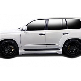 Extreme Dimensions Side Skirt - Primered Fiberglass Reinforced Plastic Gray Set of 2 - 112291