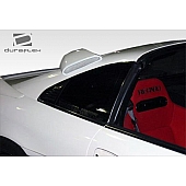 Extreme Dimensions Hood Scoop - Single Vented Primered Fiberglass Black - 101021