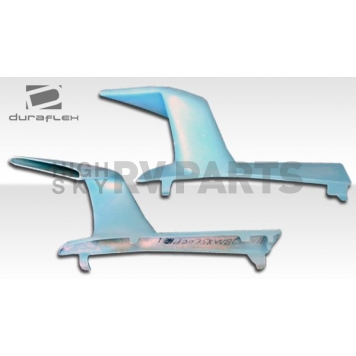 Extreme Dimensions Hood Scoop - Single Vented Primered Fiberglass Black - 101021-1