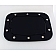 All Sales Fuel Door - Square Aluminum - 6058GK