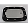 All Sales Fuel Door - Square Aluminum - 6058GKCL