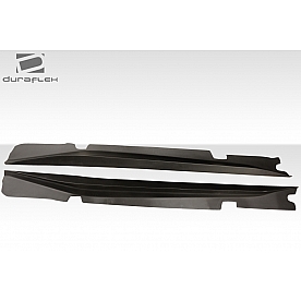 Extreme Dimensions Side Skirt - Primered Fiberglass Reinforced Plastic Black Set of 2 - 112425