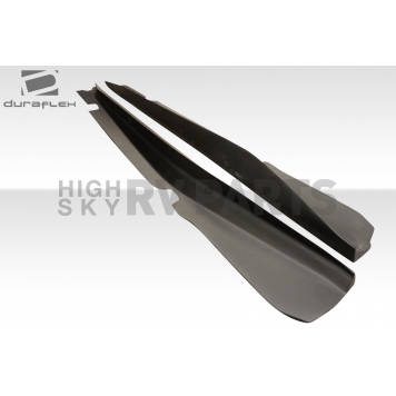 Extreme Dimensions Side Skirt - Primered Fiberglass Reinforced Plastic Black Set of 2 - 112425-1