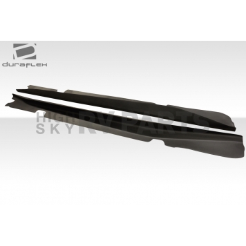 Extreme Dimensions Side Skirt - Primered Fiberglass Reinforced Plastic Black Set of 2 - 112425-2