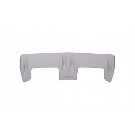JSP Automotive Roof Visor - Gelcoat Fiberglass Gray - 12012
