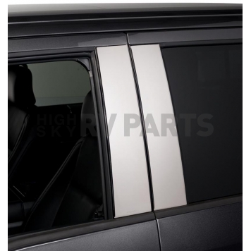 Putco Body Pillar Cover - Chrome Plated Stainless Steel Silver Set of 4 - 402679-1