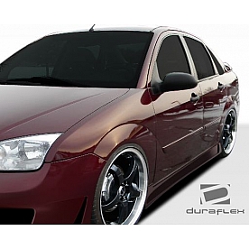 Extreme Dimensions Side Skirt - Primered Fiberglass Reinforced Plastic Black Set of 2 - 106860