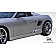 Extreme Dimensions Side Skirt - Primered Fiberglass Reinforced Plastic Black Set of 2 - 105138
