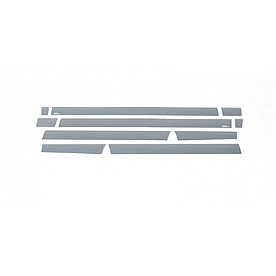 Putco Rocker Panel Molding - Polished Stainless Steel Black Set of 10 - 9751441BP