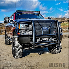 Westin Automotive Grille Guard 2 Inch Black Powder Coated Steel - 573935