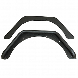 Paramount Automotive Fender Flare - Black Steel Black Set Of 2 - 510044
