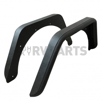 Paramount Automotive Fender Flare - Black Steel Black Set Of 2 - 510044-1