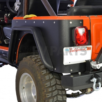 Paramount Automotive Fender Flare - Black Steel Black Set Of 2 - 510044-4