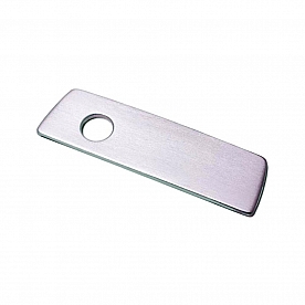 DV8 Offroad Glove Box Door Handle Cover - Brushed Stamped Aluminum  - JP180001AL