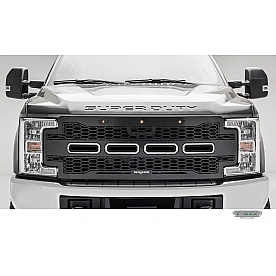 T-Rex Truck Products Grille Insert - Honeycomb Rectangular Black Powder Coated Steel - 6515711