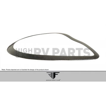 Extreme Dimensions Headlight Trim - Carbon Fiber Clear  Set Of 2 - 108395-5