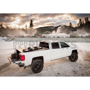 BAK Industries Tonneau Cover Hard Roll-Up Black Gloss Aluminum/ Vinyl - 39101-5