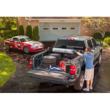 BAK Industries Tonneau Cover Hard Roll-Up Black Gloss Aluminum/ Vinyl - 39101-6