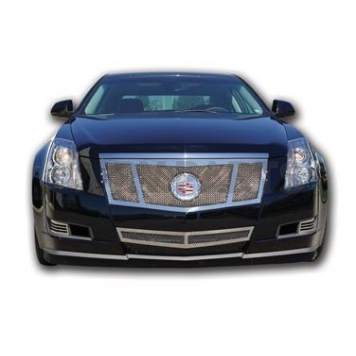 T-Rex Truck Products Grille Insert - Mesh Rectangular Polished Stainless Steel - 54198