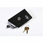 Rugged Ridge Hood Lock Powder Coated Steel Black Single - 1125203