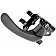 Help! By Dorman Interior Door Handle - Lever Plastic Black Single - 79532