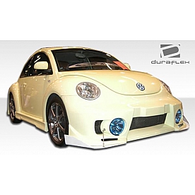 Extreme Dimensions Side Skirt - Primered Fiberglass Reinforced Plastic Black Set of 2 - 105659