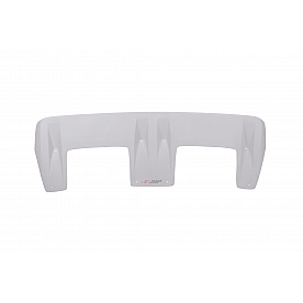 JSP Automotive Roof Visor - Gelcoat Fiberglass Gray - 12152
