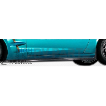 Extreme Dimensions Side Skirt - Gloss Carbon Fiber Black Set of 2 - 105770