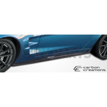 Extreme Dimensions Side Skirt - Gloss Carbon Fiber Black Set of 2 - 105770-1