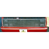 T-Rex Truck Products Grille Insert - Horizontal Bar Rectangular Polished Aluminum - 20010