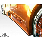 Extreme Dimensions Side Skirt - Primered Fiberglass Reinforced Plastic Black Set of 2 - 105815