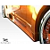 Extreme Dimensions Side Skirt - Primered Fiberglass Reinforced Plastic Black Set of 2 - 105815