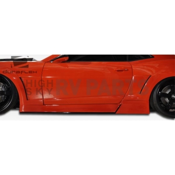 Extreme Dimensions Side Skirt - Primered Fiberglass Reinforced Plastic Black Set of 2 - 105815-2