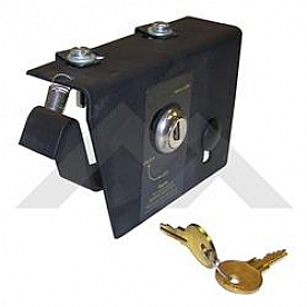 Crown Automotive Hood Lock Metal Black Single - RT26070